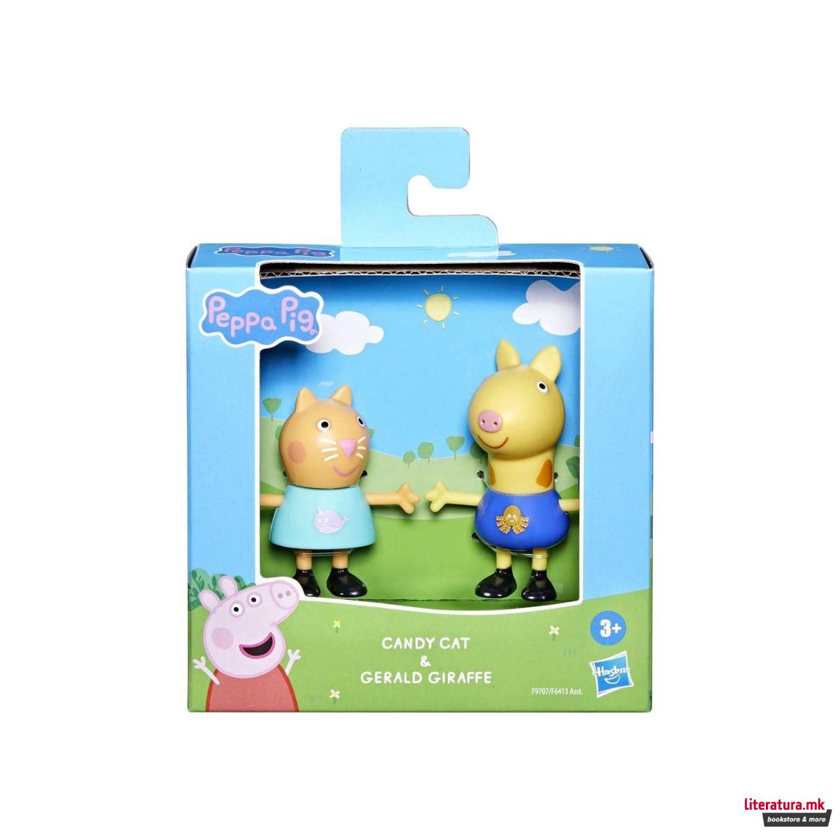 Сет фигури, Peppa Pig: Peppa's Best Friends - Candy Cat & Gerald Giraffe 