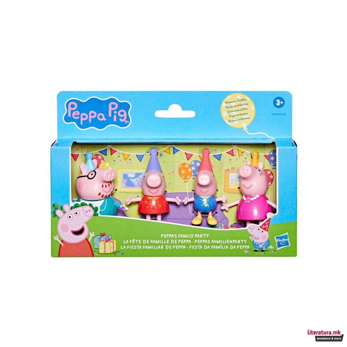 Сет фигури, Peppa Pig - Peppa's Family Party 