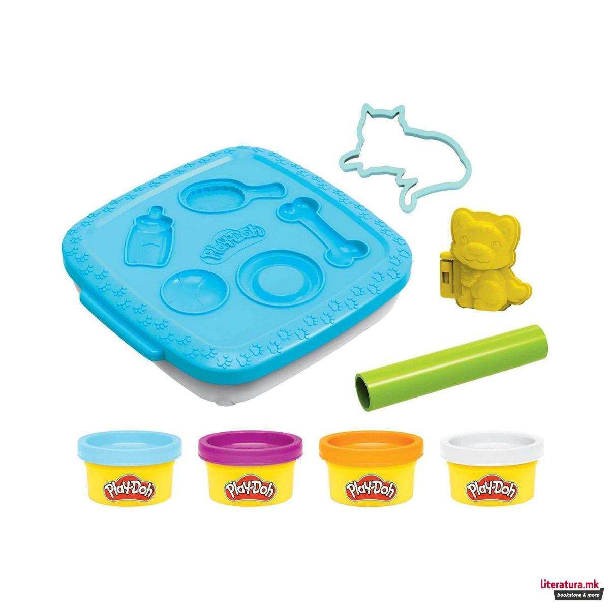 Креативен сет за игра, Play-Doh - Create 'n Go: Pets 