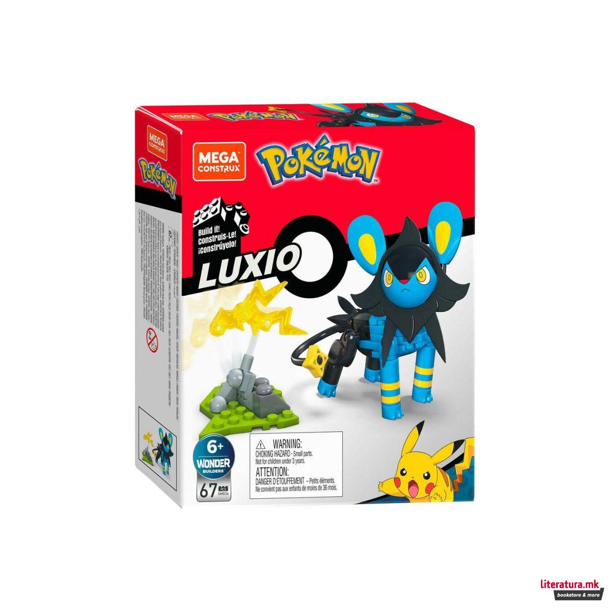 Сет коцки за градба, Pokemon Mega Construx - Luxio 