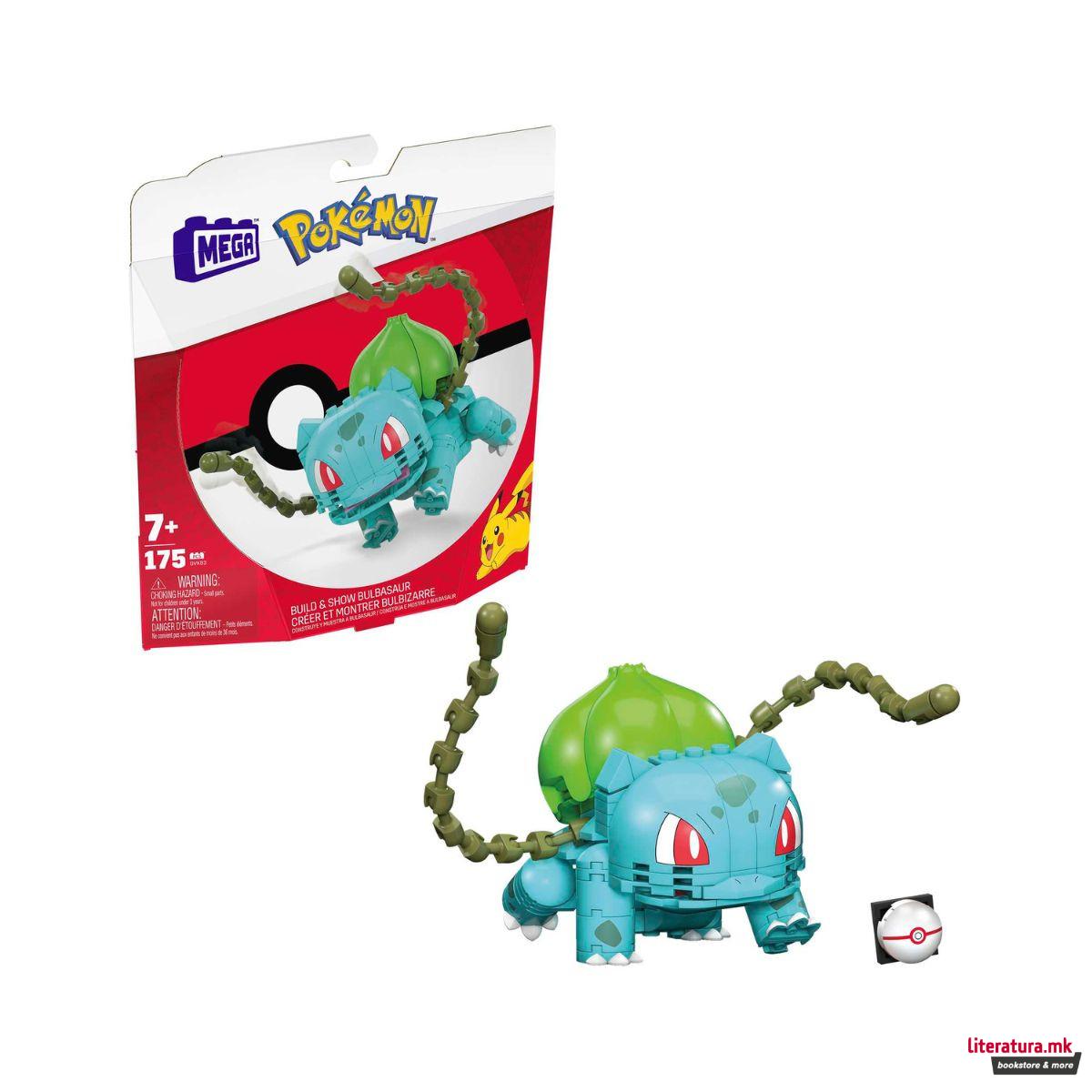 Сет коцки за градба, Pokemon Mega Construx - Bulbasaur 
