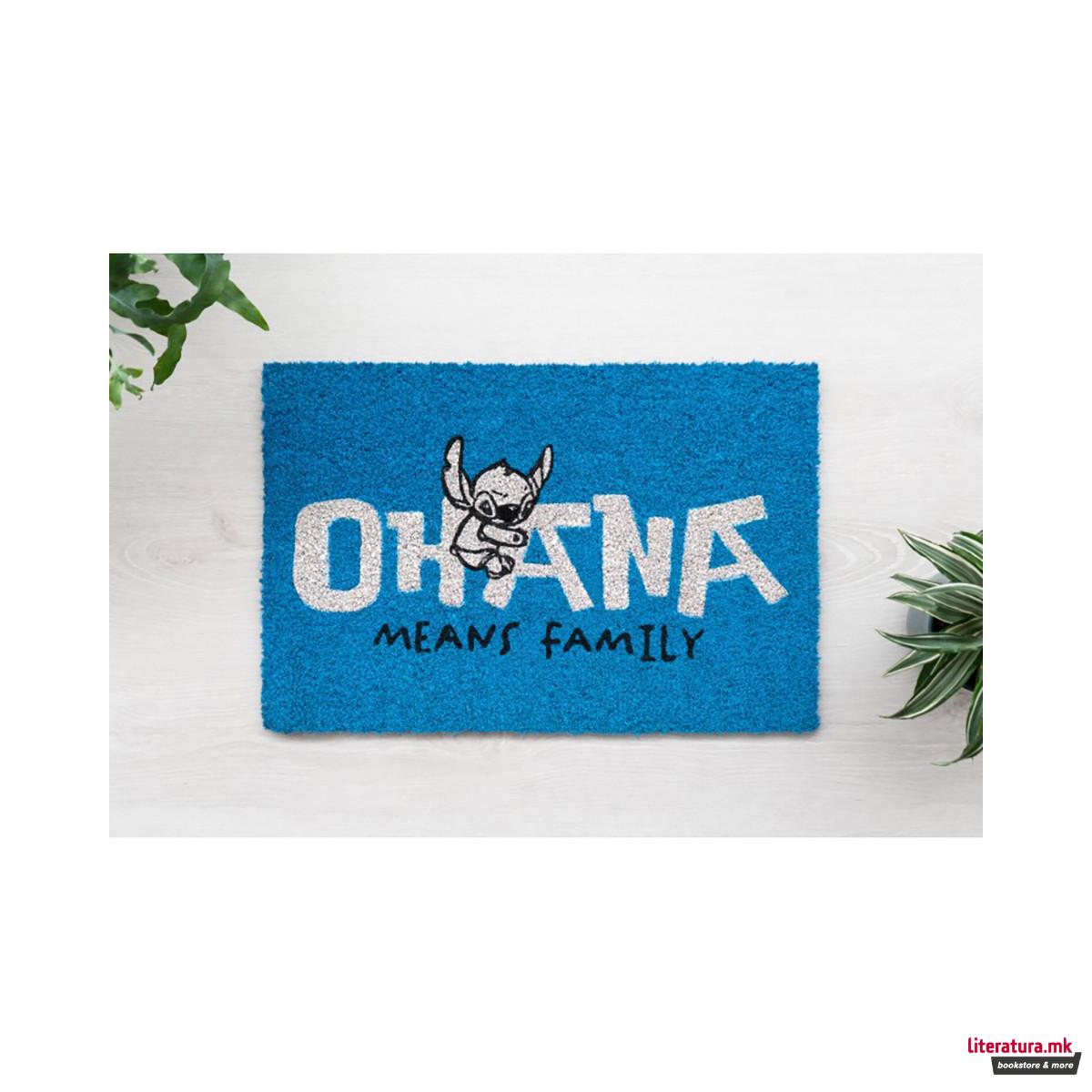 Чергичка за пред врата, Stitch - Ohana Means Family 
