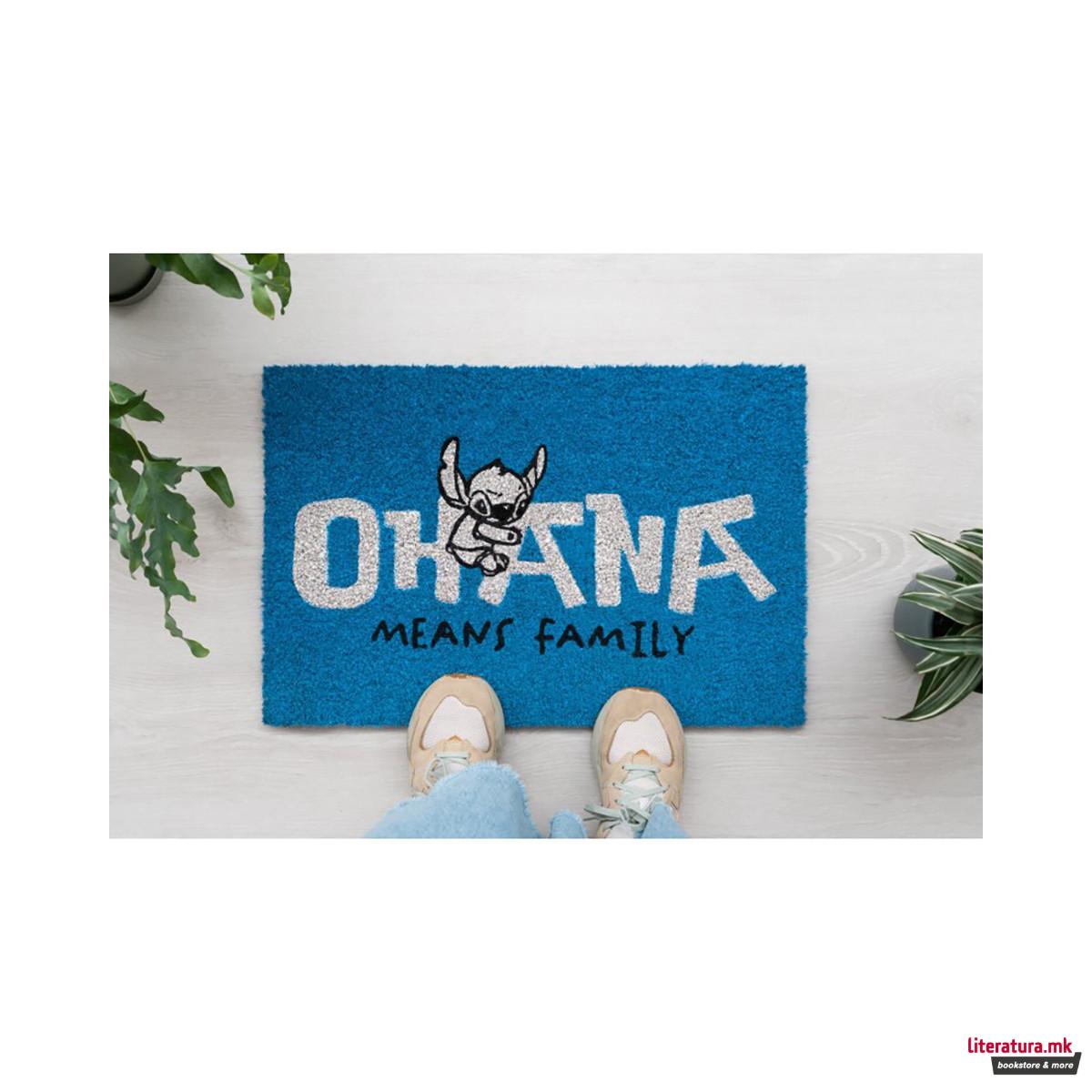 Чергичка за пред врата, Stitch - Ohana Means Family 