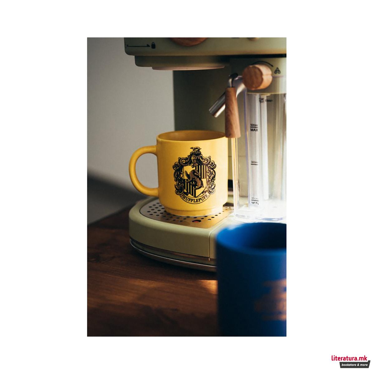 Сет од 4 шолји + метален држач, Harry Potter - Hogwarts Houses 