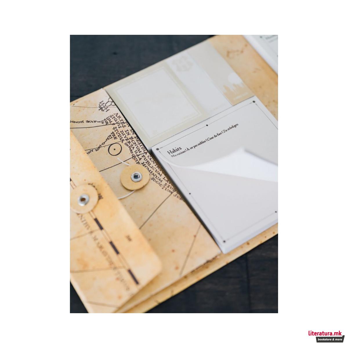 Неделен планер со мемо ливчиња, Harry Potter - Marauder's Map 