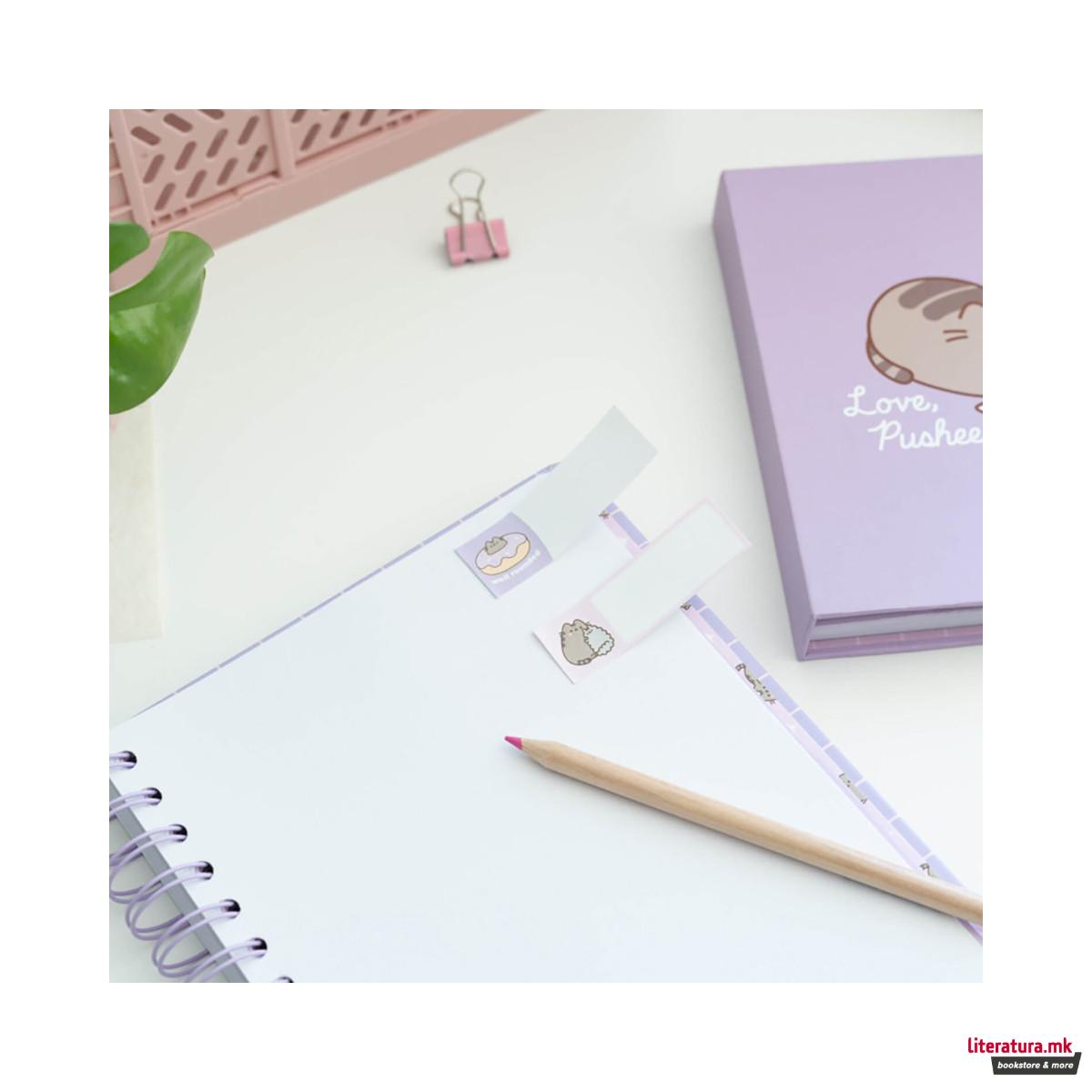 Неделен планер со мемо ливчиња, Pusheen Moments 