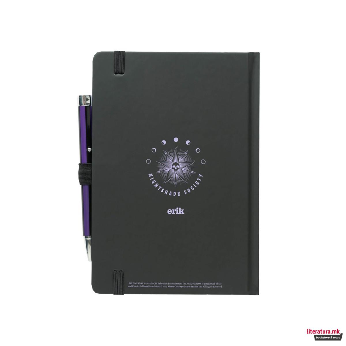 Нотес со пенкало-проектор, Wednesday , A5 