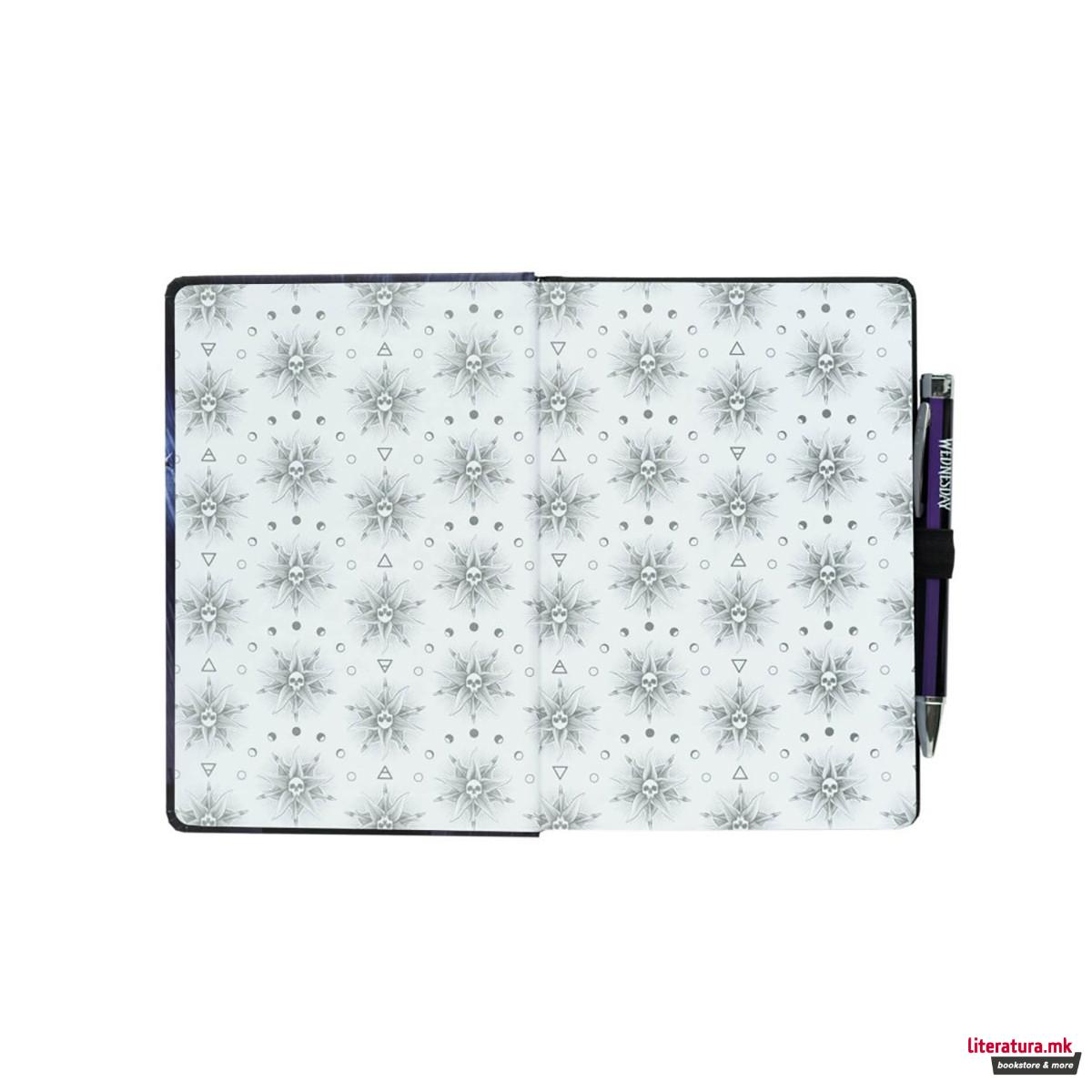 Нотес со пенкало-проектор, Wednesday , A5 