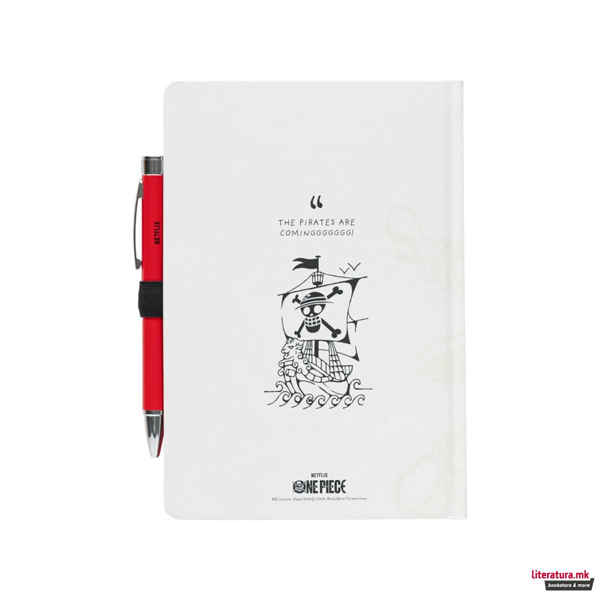 Нотес со пенкало-проектор, Onie Piece, A5 