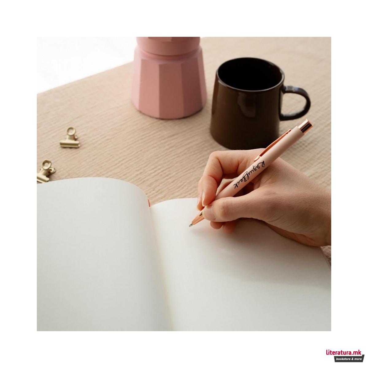 Сет нотес + пенкало, Raquel Beck, A5 