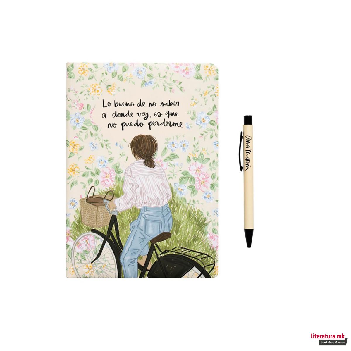 Сет нотес + пенкало, Ana Marin, A5 