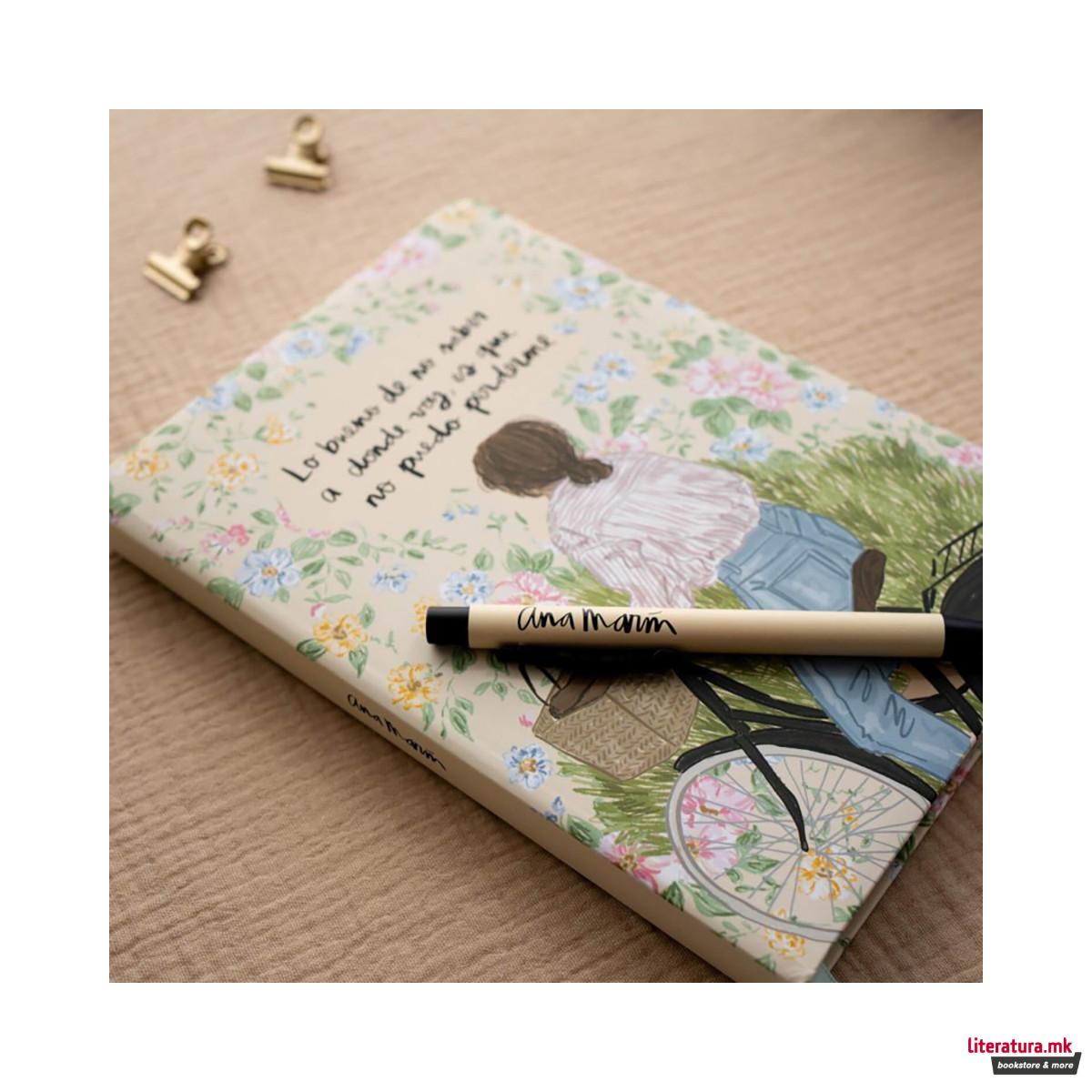 Сет нотес + пенкало, Ana Marin, A5 