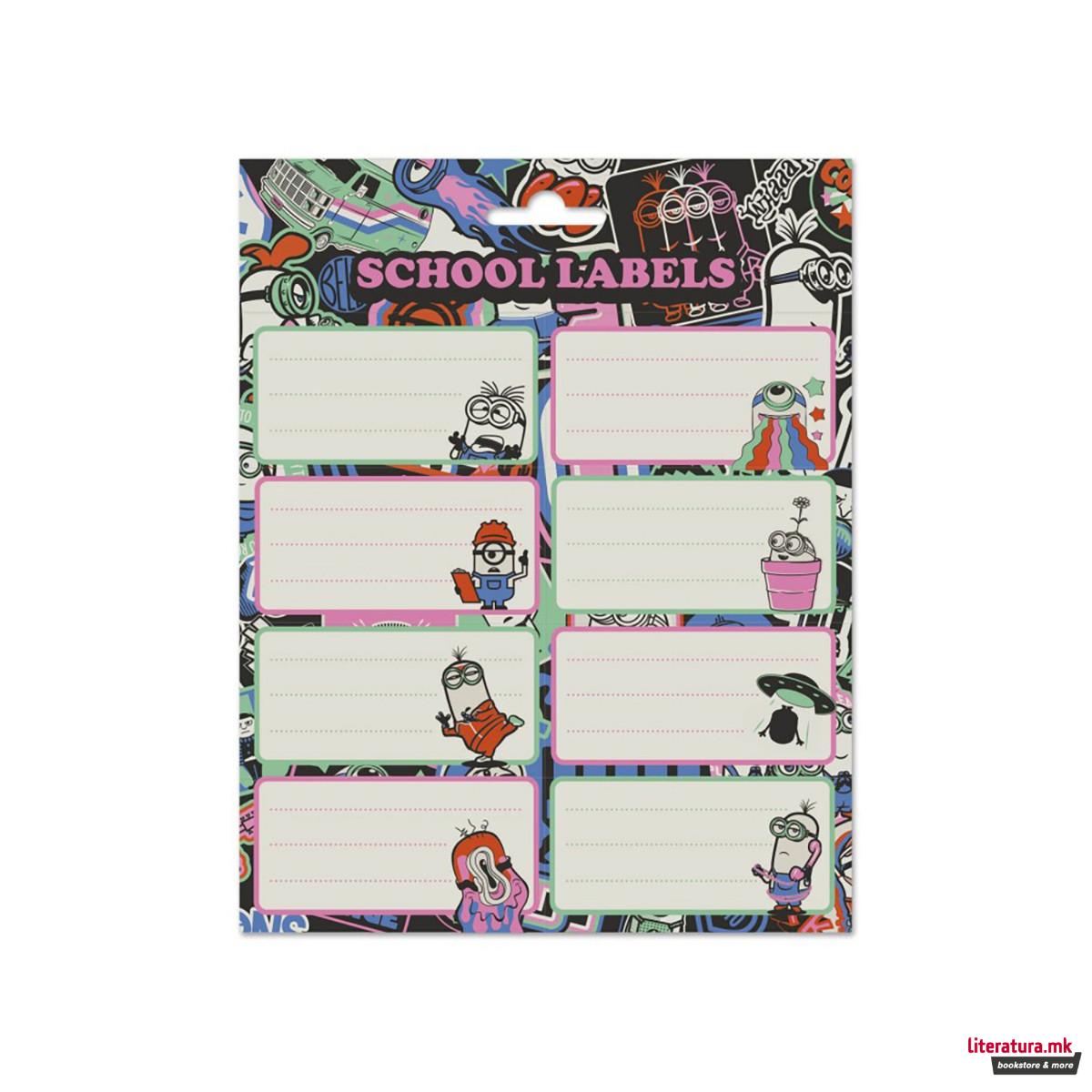 Налепници за име, Minions 