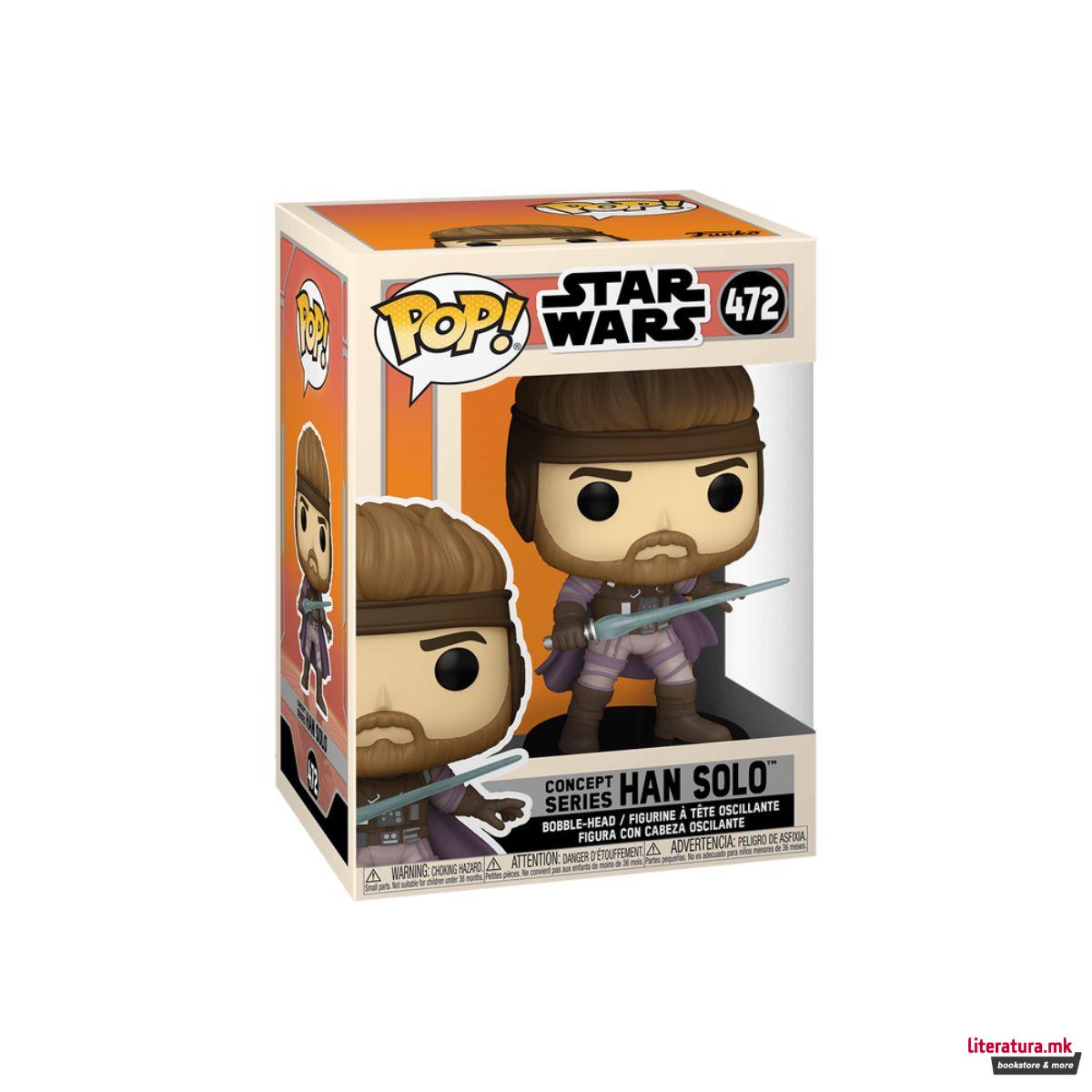 Фигура, Pop!, Star Wars - Han Solo (Concept Series) 