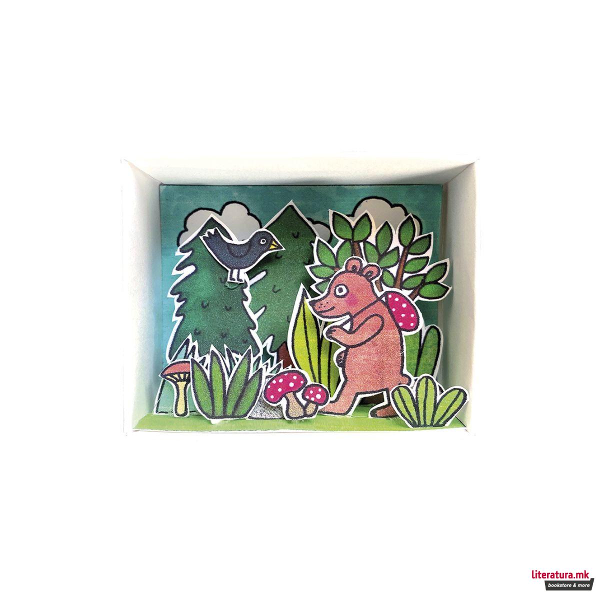 Креативен сет за изработка, Bear in Forest 