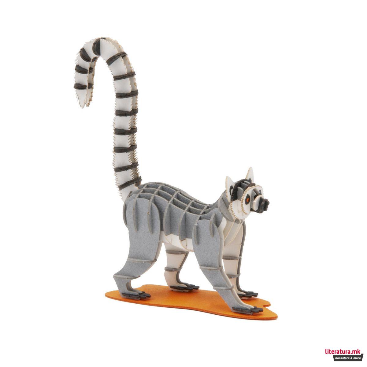 3D модел од хартија - Лемур 