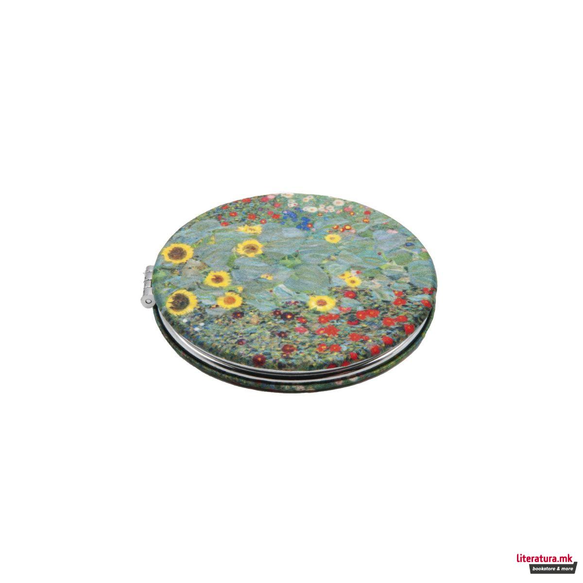 Џебно огледалце, Gustav Klimt - Cottage Garden 