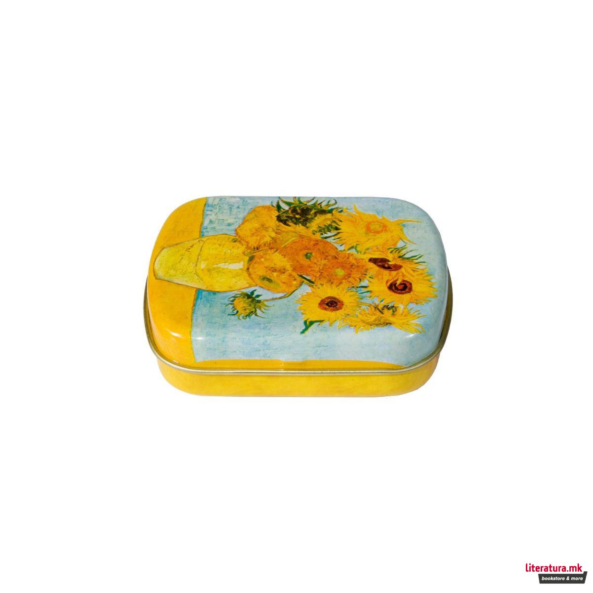 Мини метална кутија, Van Gogh - Sunflowers 