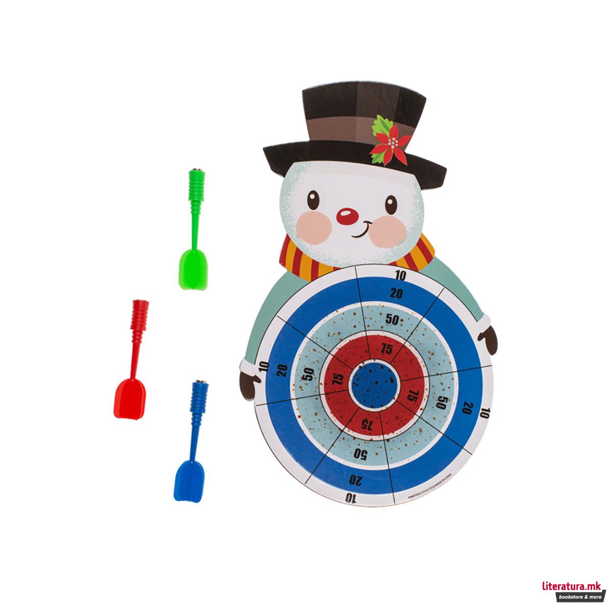 Божиќно пикадо со 3 магнетни стрелки, 3 дизајни 