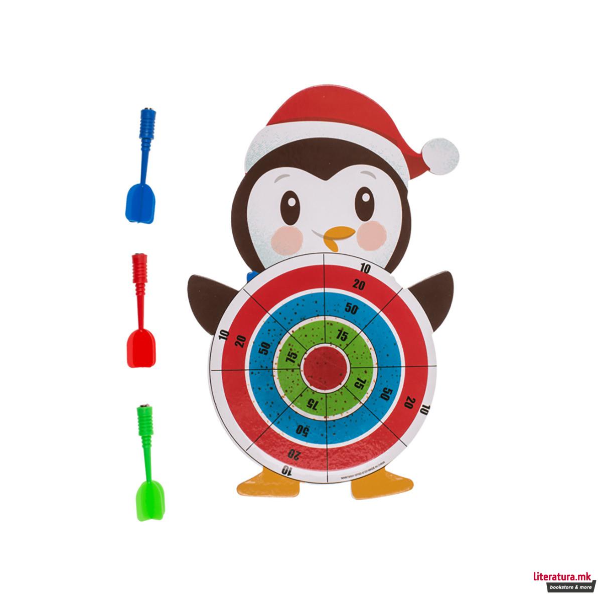 Божиќно пикадо со 3 магнетни стрелки, 3 дизајни 