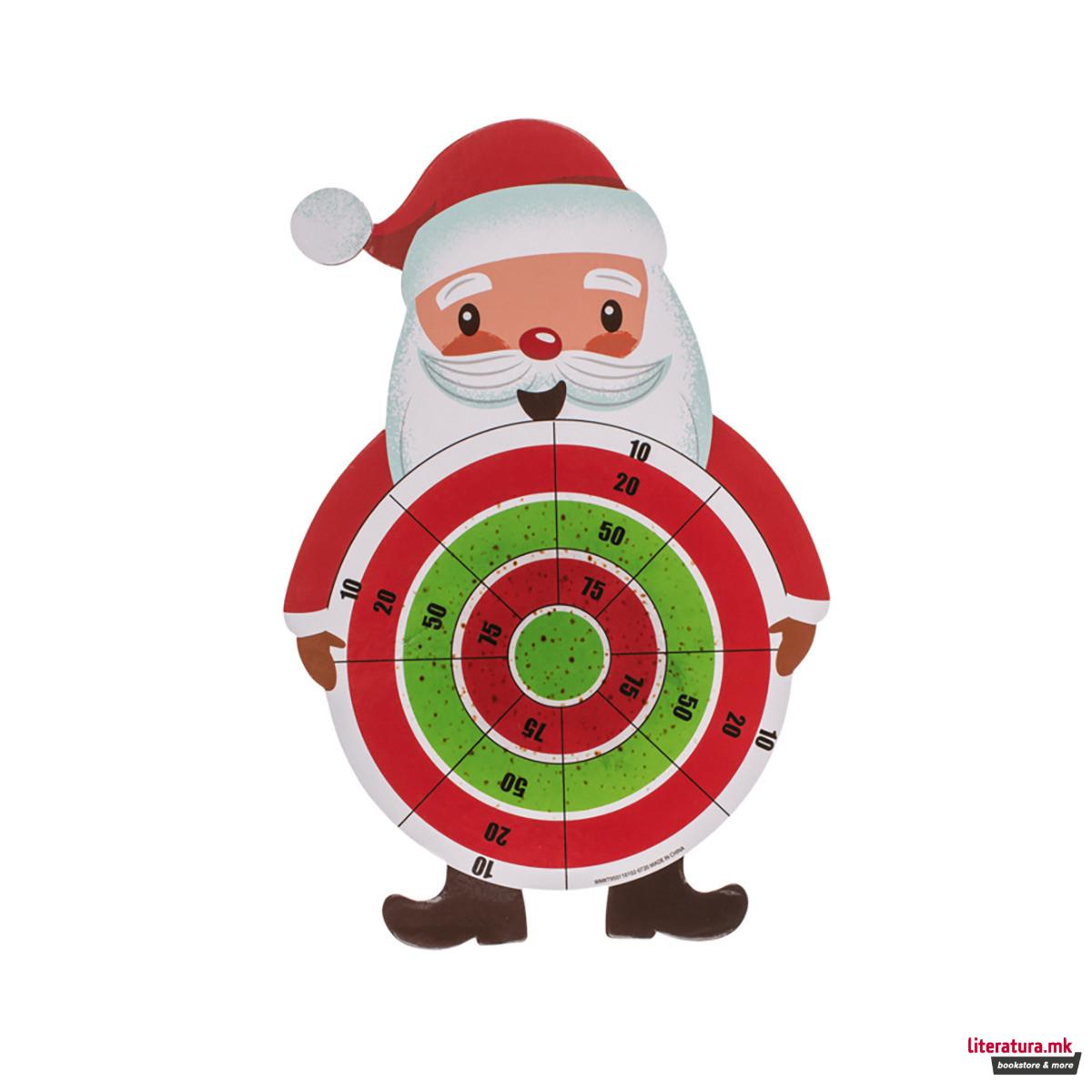 Божиќно пикадо со 3 магнетни стрелки, 3 дизајни 