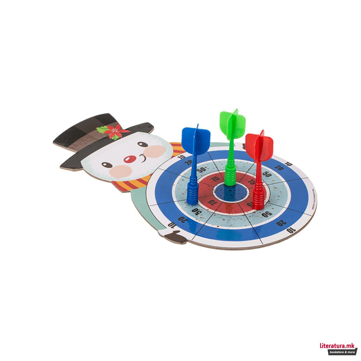 Божиќно пикадо со 3 магнетни стрелки, 3 дизајни 