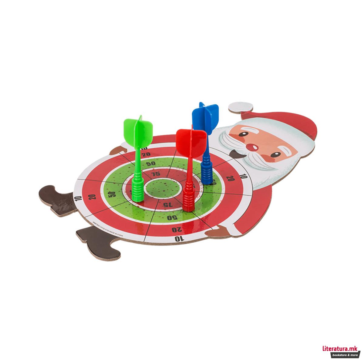 Божиќно пикадо со 3 магнетни стрелки, 3 дизајни 