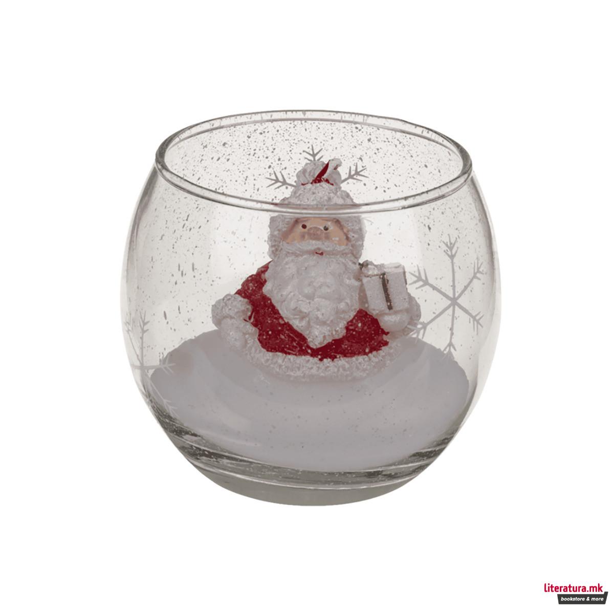 Новогодишна свеќичка во чаша, Snowman/Santa 