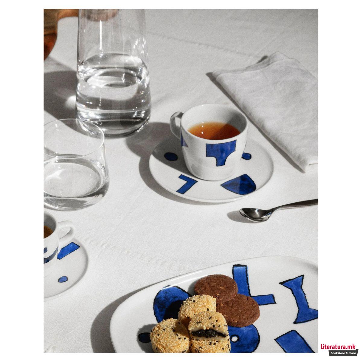 Шолја за кафе со тацна, Itsumo-Yunoki ware, 210ml 