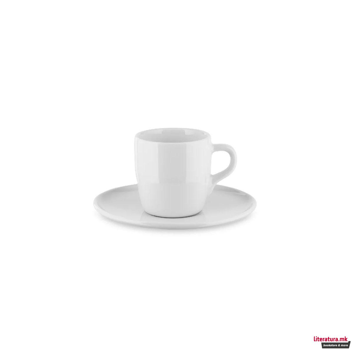 Шолја за кафе со тацна, Itsumo, 85ml 