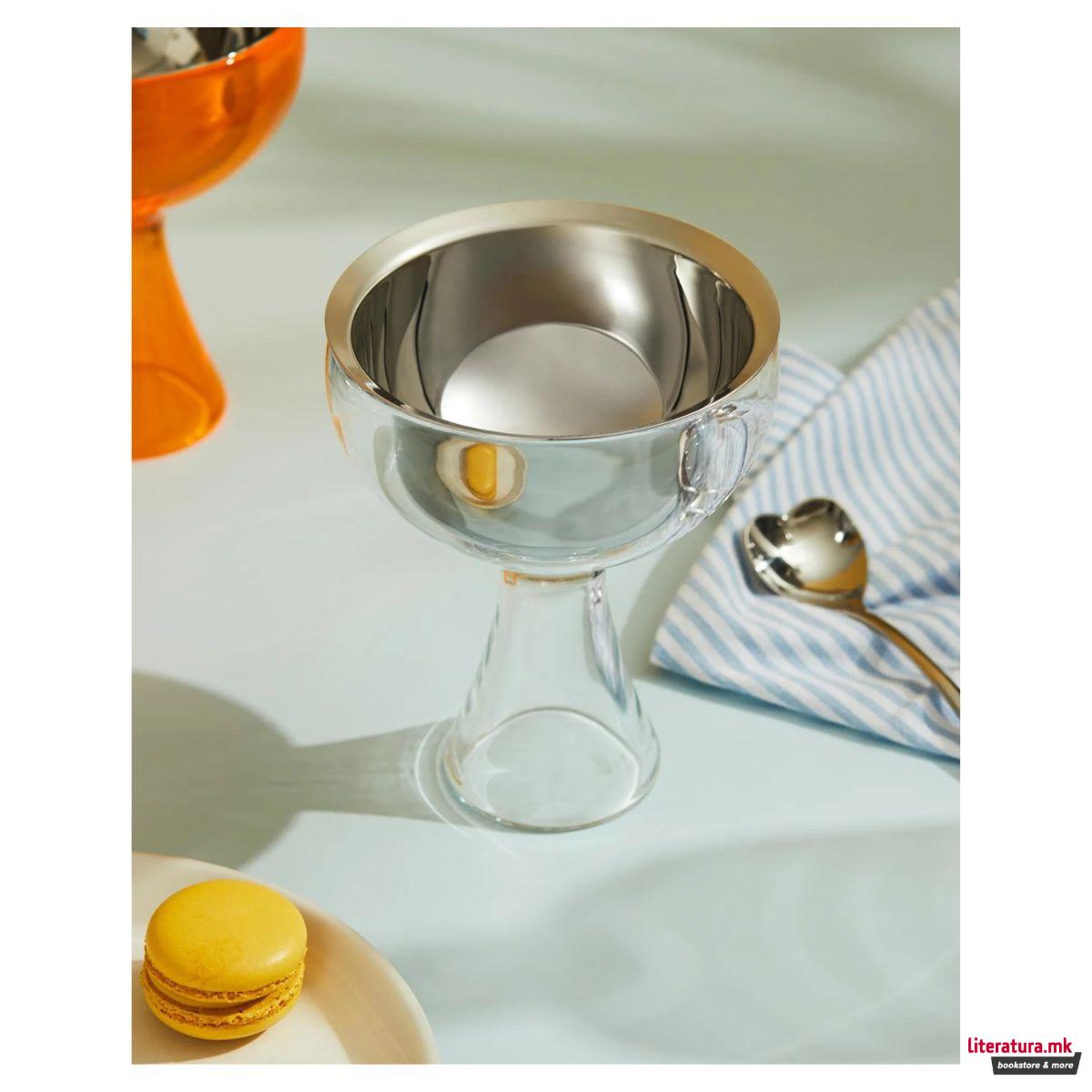 Сад за сладолед и лажичка - розев, Big Love, 250ml 