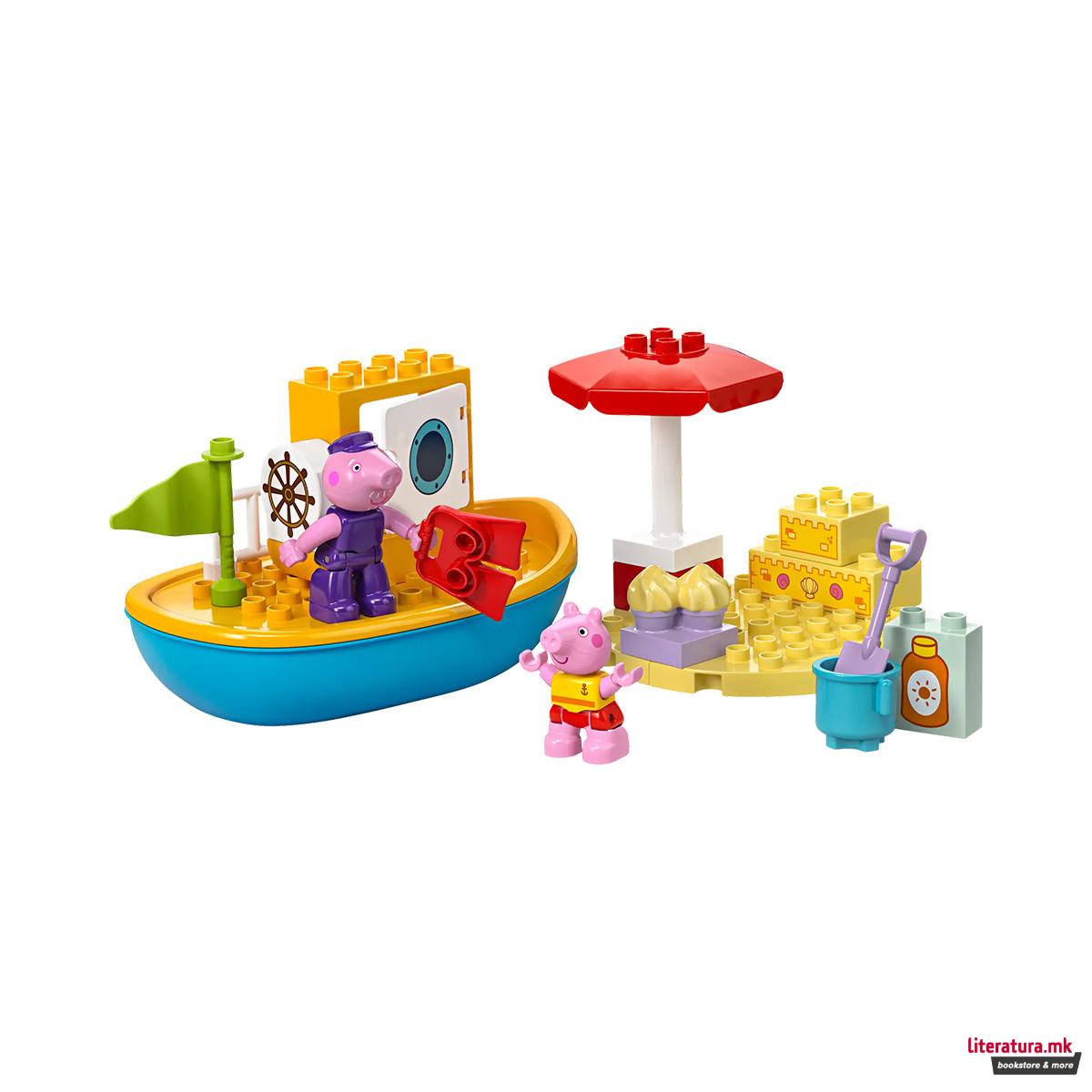 LEGO коцки, Duplo, Peppa Pig Garden Boat Trip 