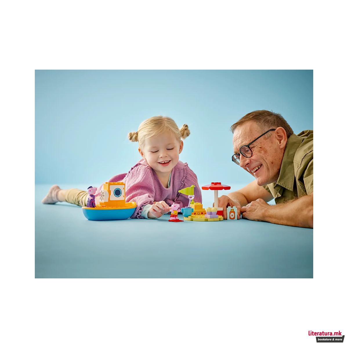 LEGO коцки, Duplo, Peppa Pig Garden Boat Trip 