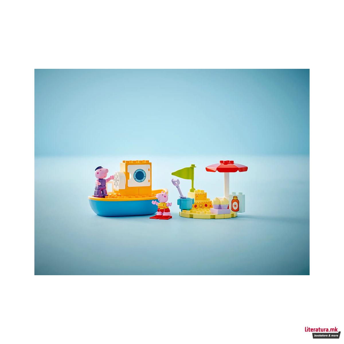 LEGO коцки, Duplo, Peppa Pig Garden Boat Trip 