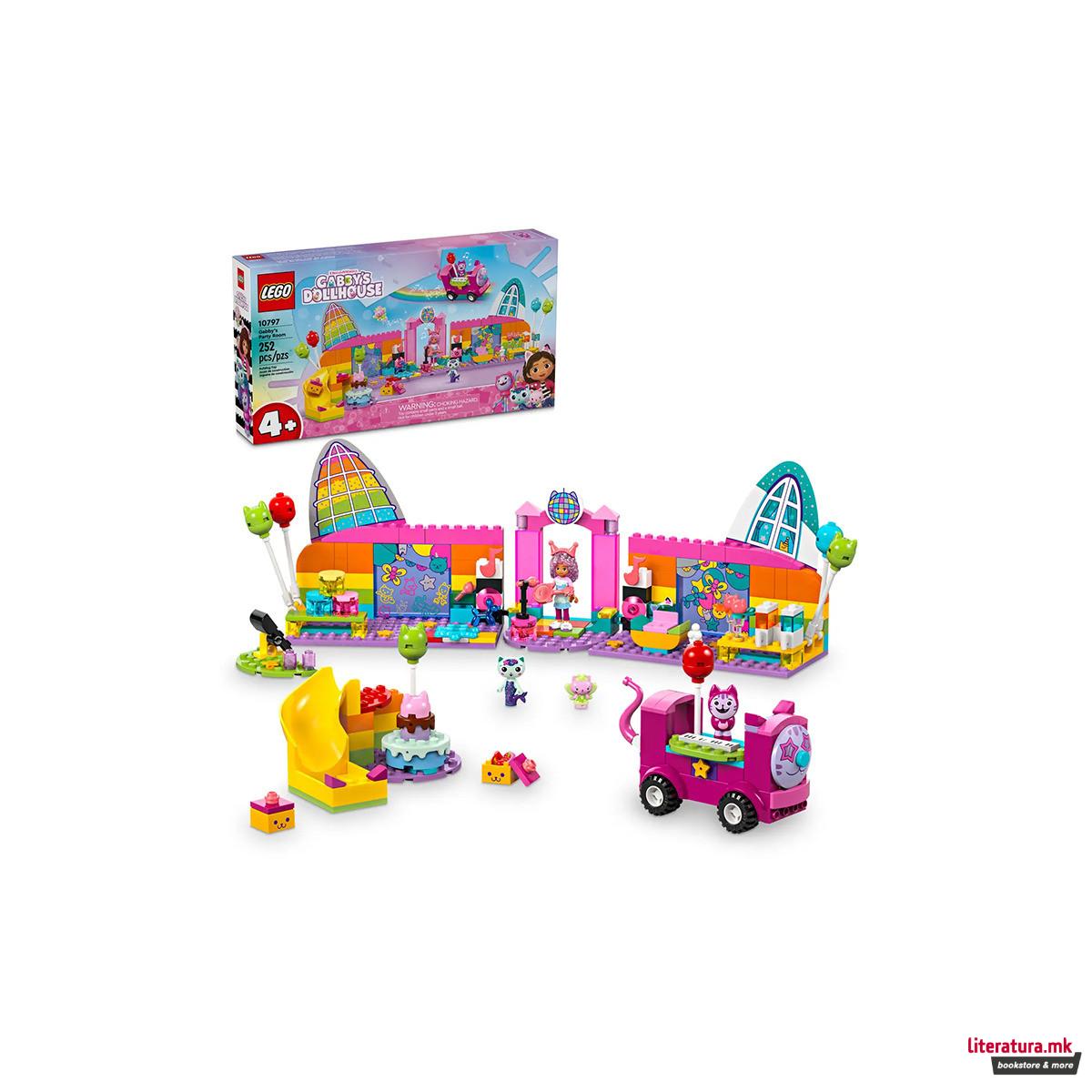 LEGO коцки, Gabby's Dollhouse, Gabby's Party Room 