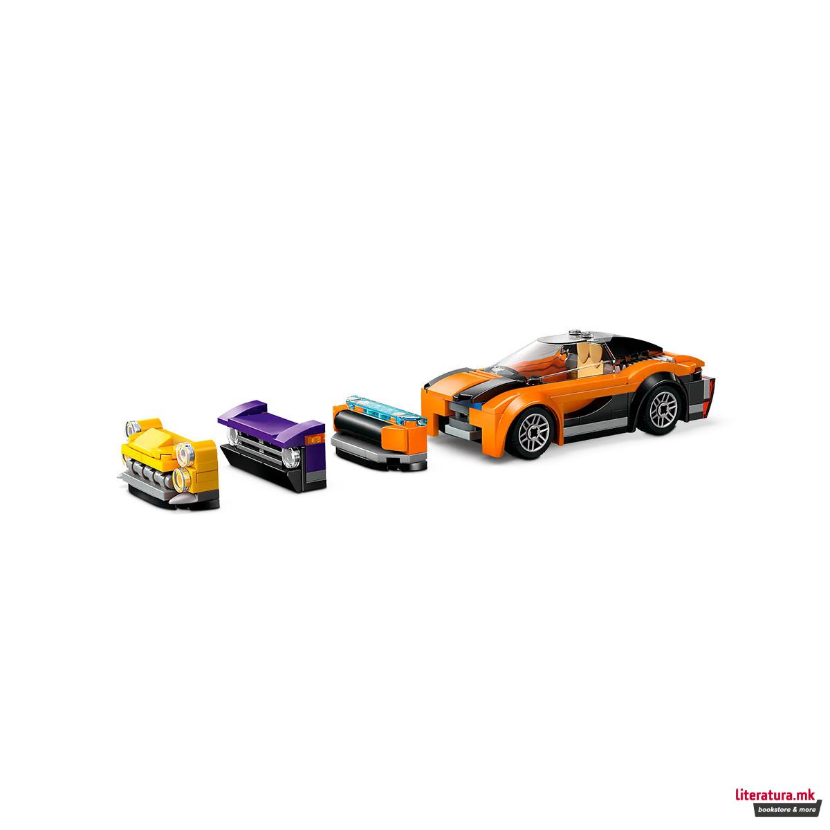 LEGO коцки, City, Car Transporter Truck with Sports Cars 
