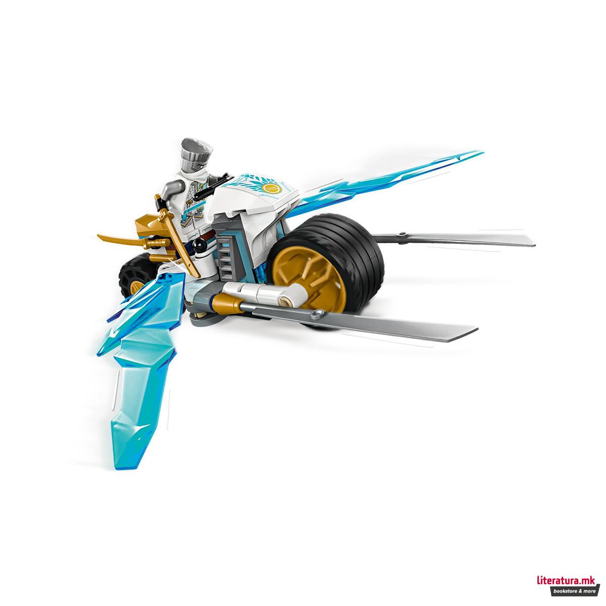 LEGO коцки, Ninjago: Dragons Rising, Zane's Ice Motorcycle 