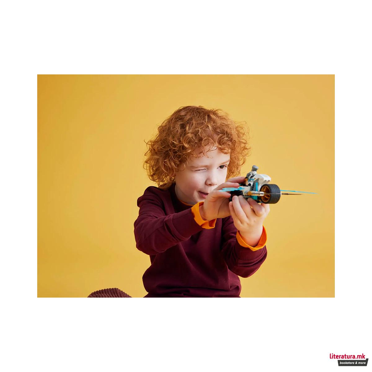 LEGO коцки, Ninjago: Dragons Rising, Zane's Ice Motorcycle 