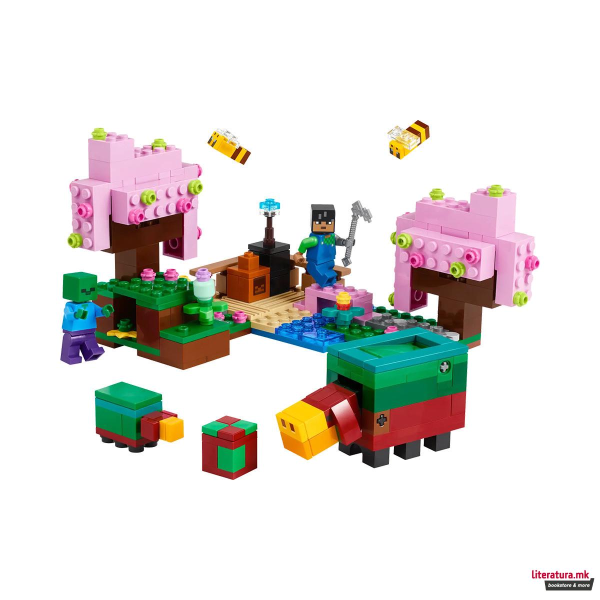 LEGO коцки, Minecraft, The Cherry Blossom Garden 