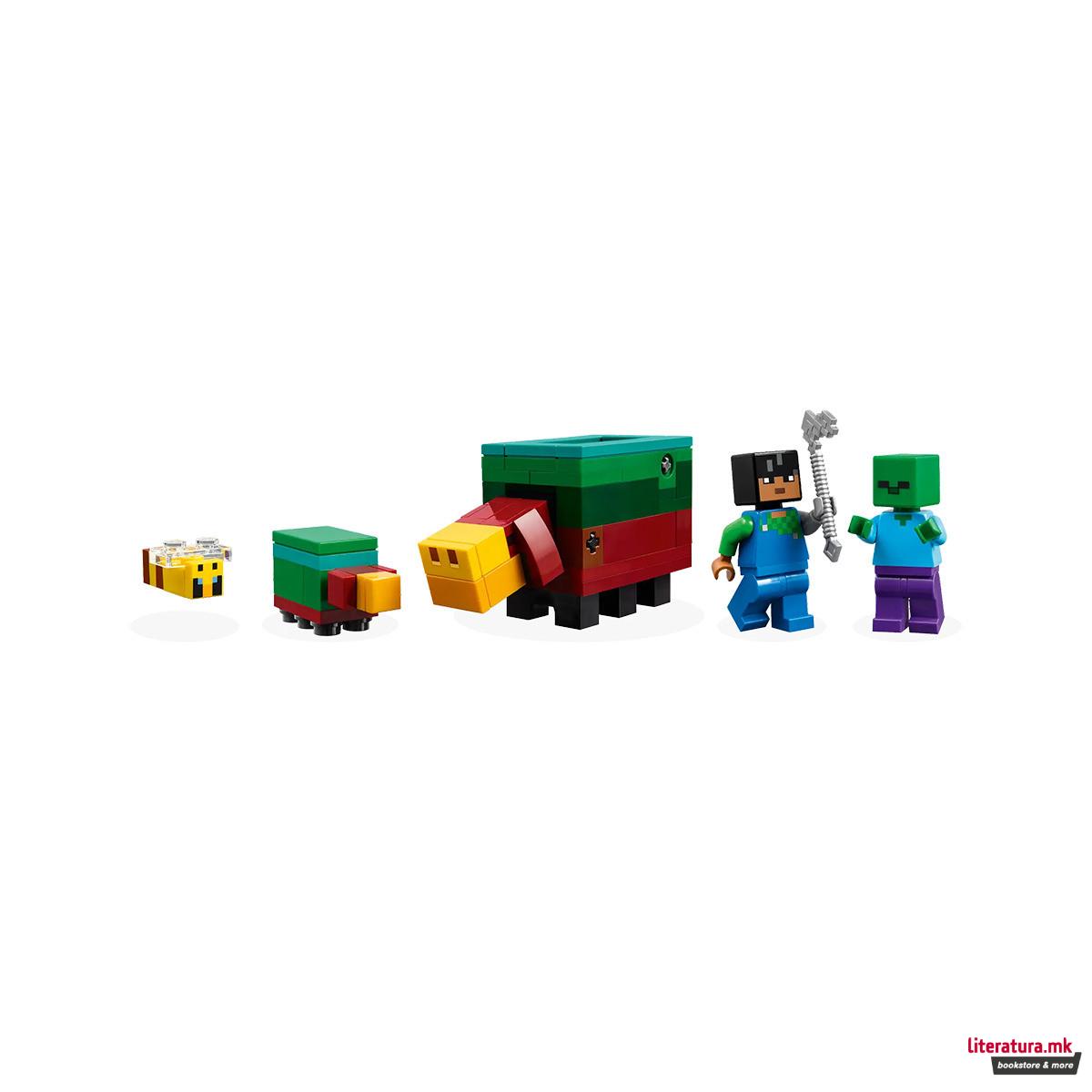 LEGO коцки, Minecraft, The Cherry Blossom Garden 