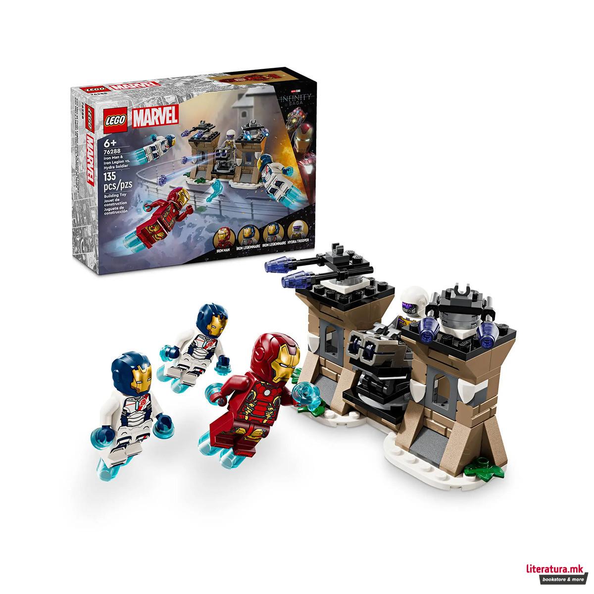 LEGO коцки, Marvel, Iron Man & Iron Legion vs. Hydra Soldier 