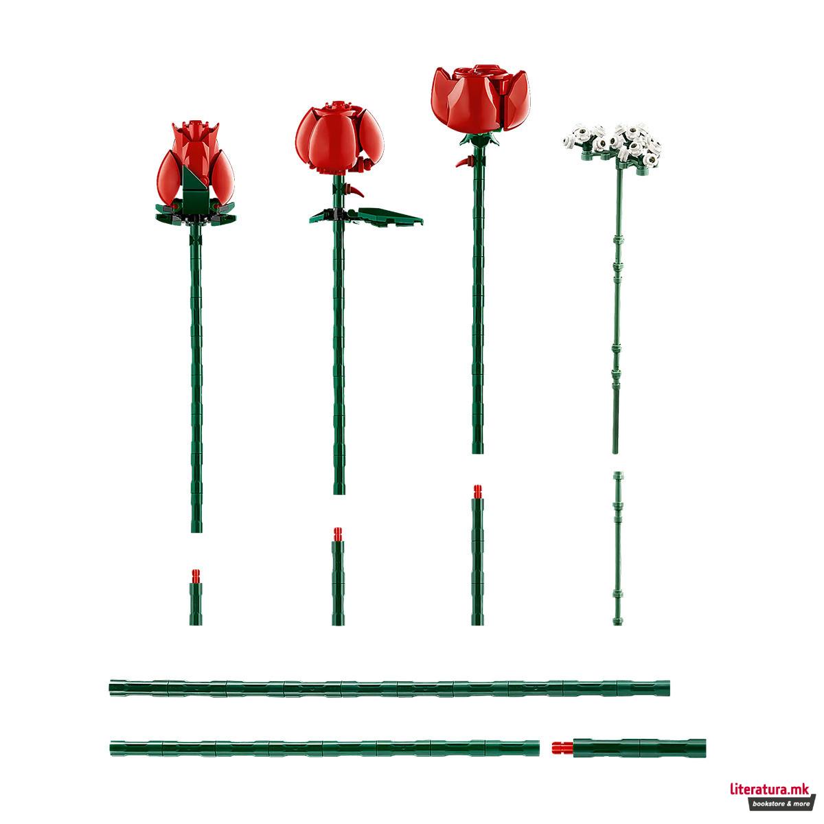 LEGO коцки, Botanical Collection, Bouquet of Roses 