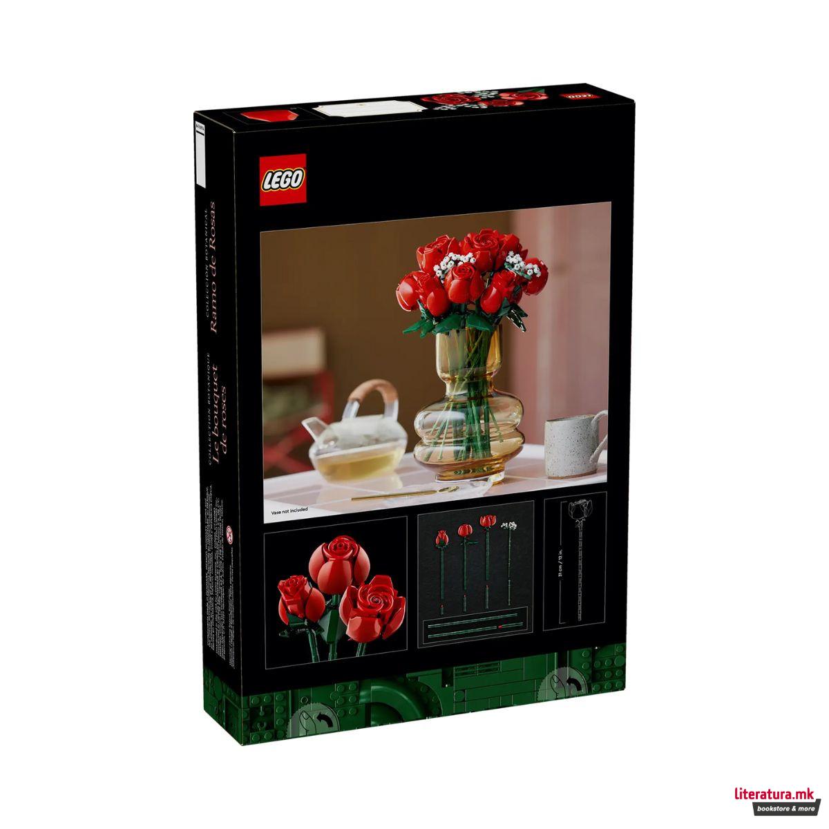 LEGO коцки, Botanical Collection, Bouquet of Roses 