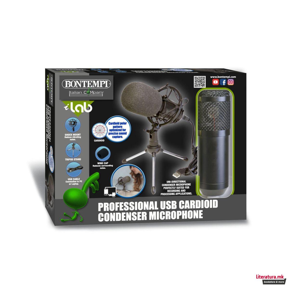 Професионален кондензаторски микрофон, iLab 