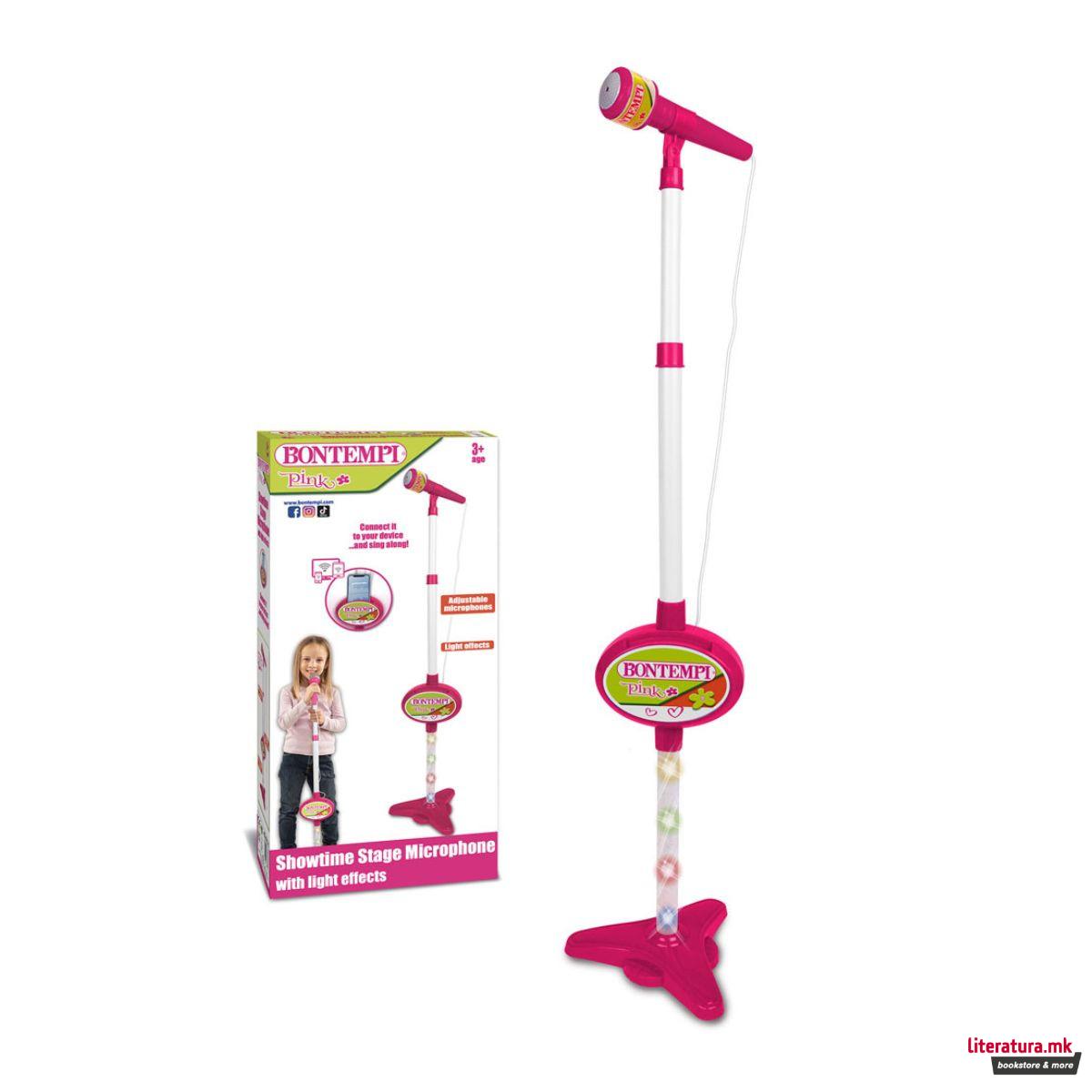 Детски сценски микрофон, Pink 