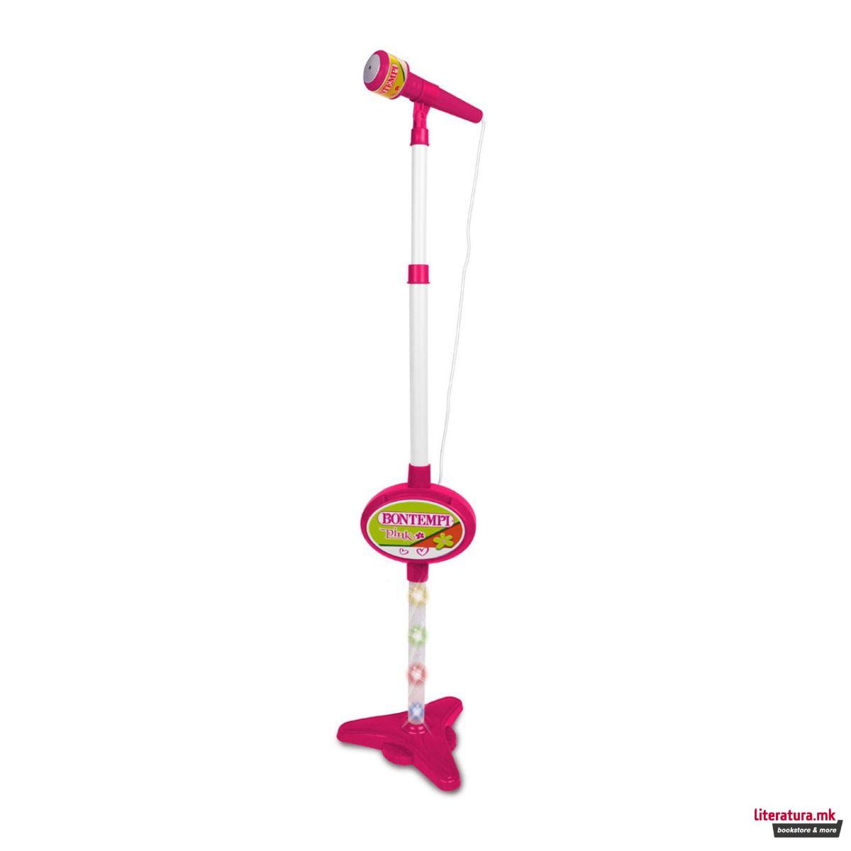 Детски сценски микрофон, Pink 