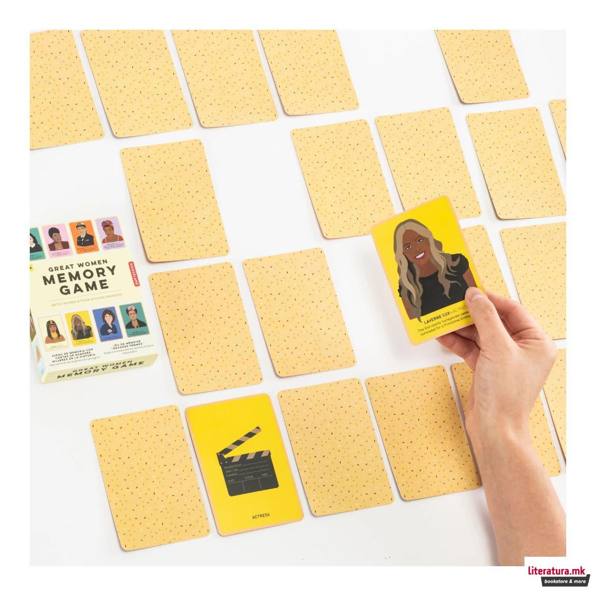 Друштвена игра - меморија, Great Women 