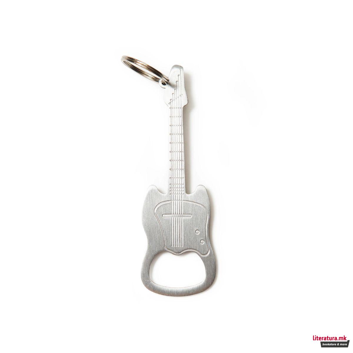 Приврзок за клуч/отворач за шишиња - Гитара 