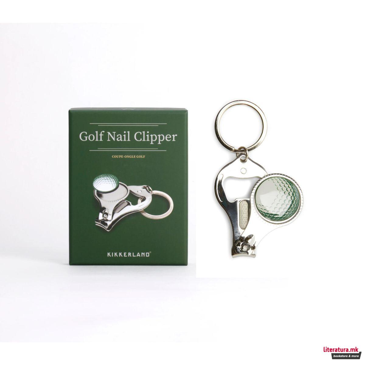 Приврзок за клуч/грицкалка за нокти/отворач за шишиња - Golf 