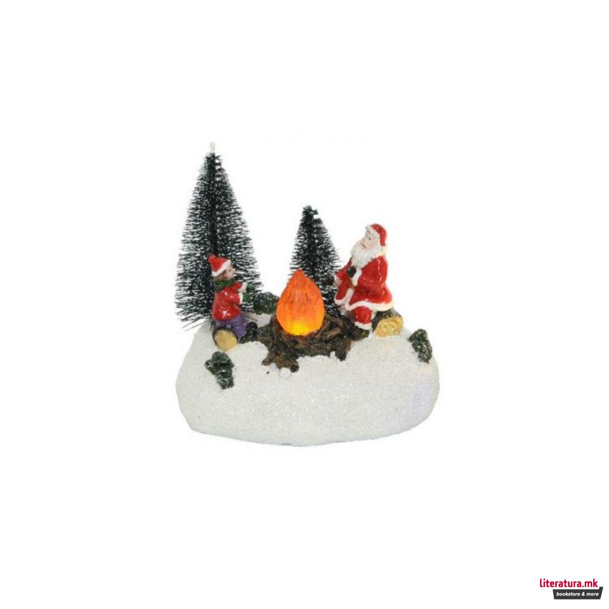 Декоративна фигура со LED светла, Winter Scenery, 4 дизајни 
